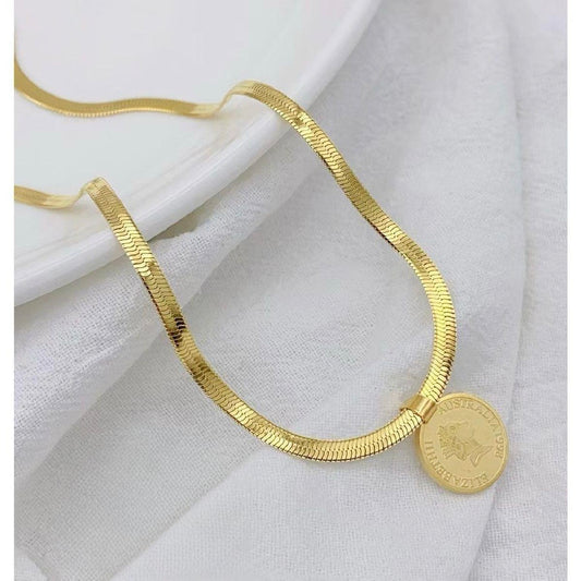 Coin Medallion Necklace