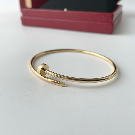 Nail Cartier Cuff Bracelet - Golden